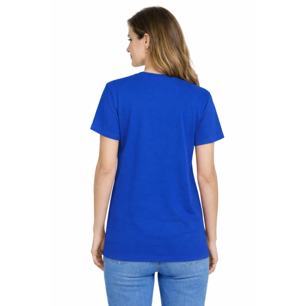 Damska koszulka T-shirt 100% miękka bawełna chabrowa roz. XS